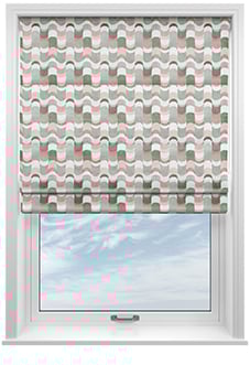 Castillo Velvet, Mystic - Motorised Roman Blind
